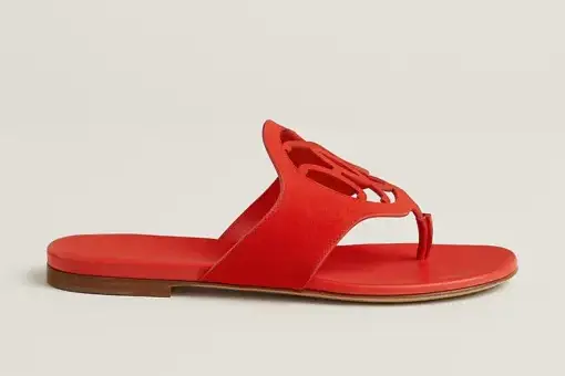 Hermes Mage Sandal Rouge Primaire
