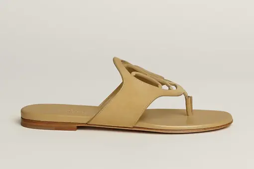 Hermes Mage Sandal Beige Albâtre