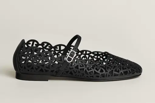 Hermès Meli Ballet Flat Black