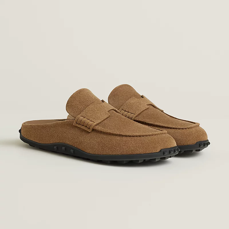 Hermes Mix Mule Brun Fumé 2026 | Drip Kickz Hermes Mix Mule Brun Fumé - Image 2