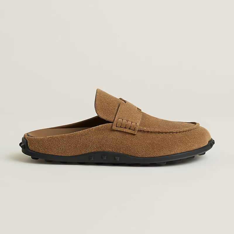 Hermes Mix Mule Brun Fumé 2026 | Drip Kickz Hermes Mix Mule Brun Fumé