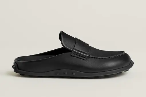 Hermes Mix Mule Black