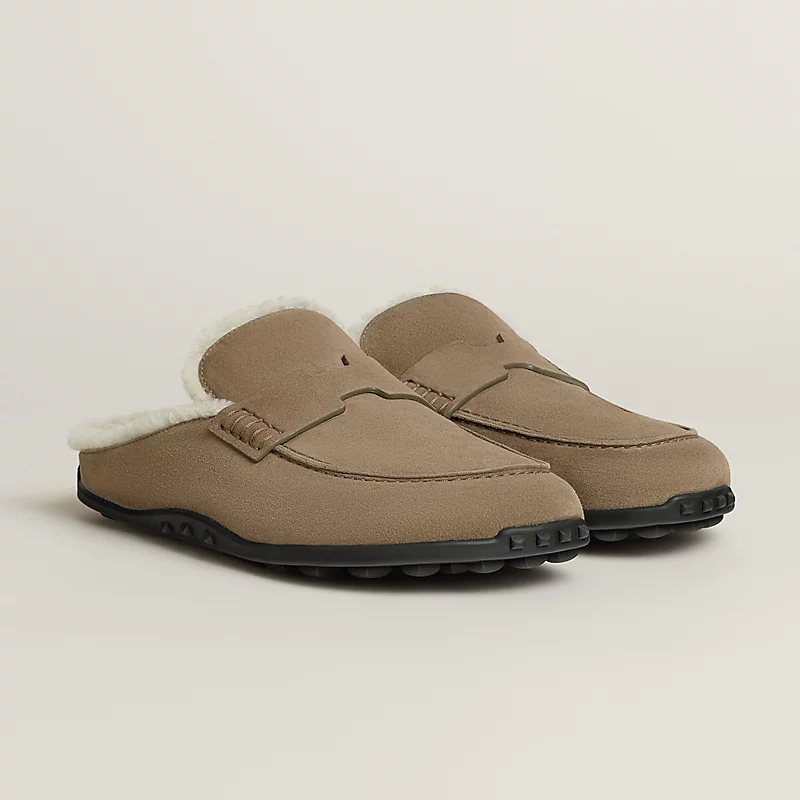 Hermes Mix Mule Etoupe / Ecru 2026 | Drip Kickz Hermes Mix Mule Etoupe / Ecru - Image 2