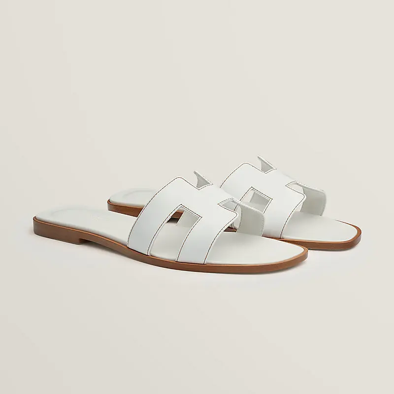 Hermès Oran Sandals White 2026 | Drip Kickz Hermès Oran Sandals White - Image 3