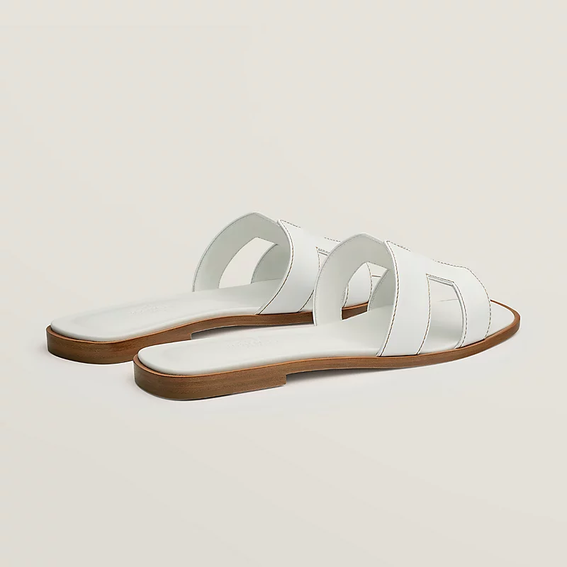 Hermès Oran Sandals White 2026 | Drip Kickz Hermès Oran Sandals White
