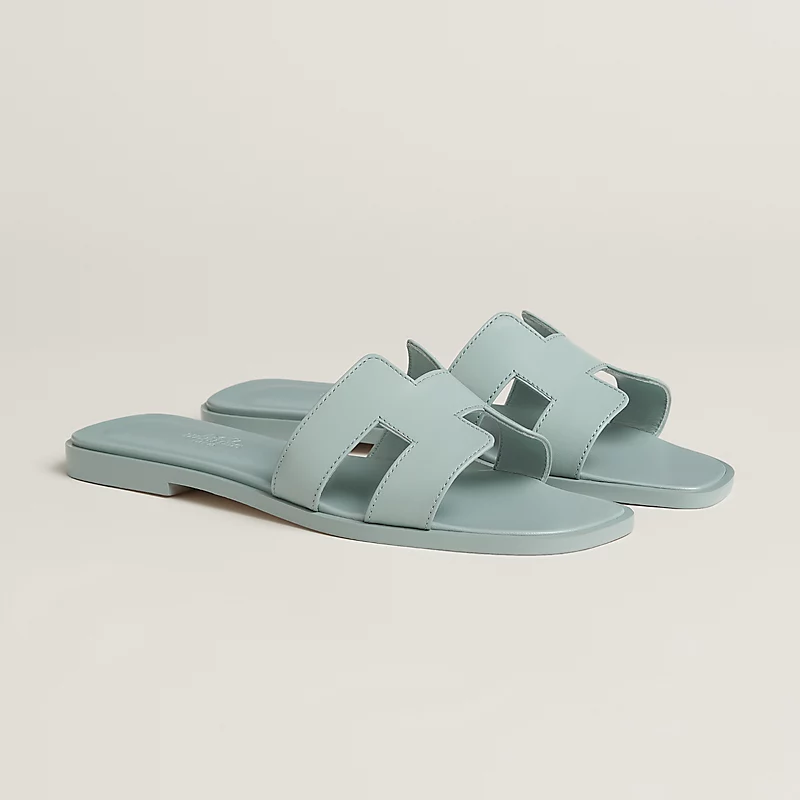 Hermes Oran Sandal Bleu Glacier 2026 | Drip Kickz Hermes Oran Sandal Bleu Glacier - Image 2