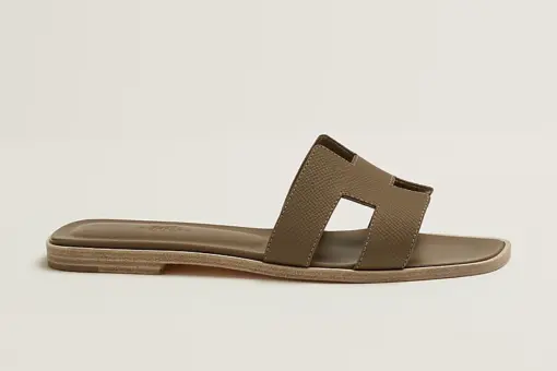 Hermes Oran Sandal Etoupe