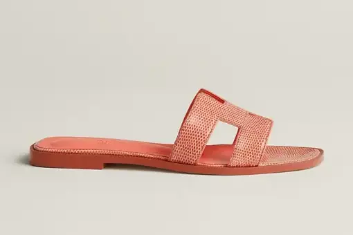 Hermes Oran Sandal Orange Joey