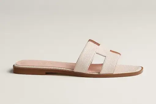 Hermes Oran Sandal Rose Pale