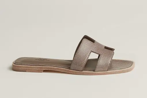 Hermes Oran Sandal Etoupe