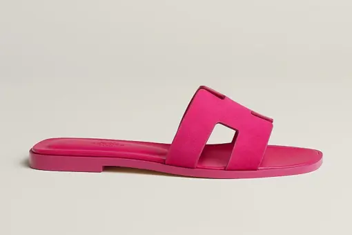 Hermes Oran Sandal Rose Sakura