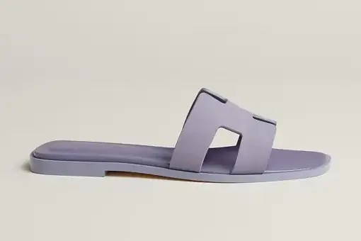 Hermes Oran Sandal Violet Glycine