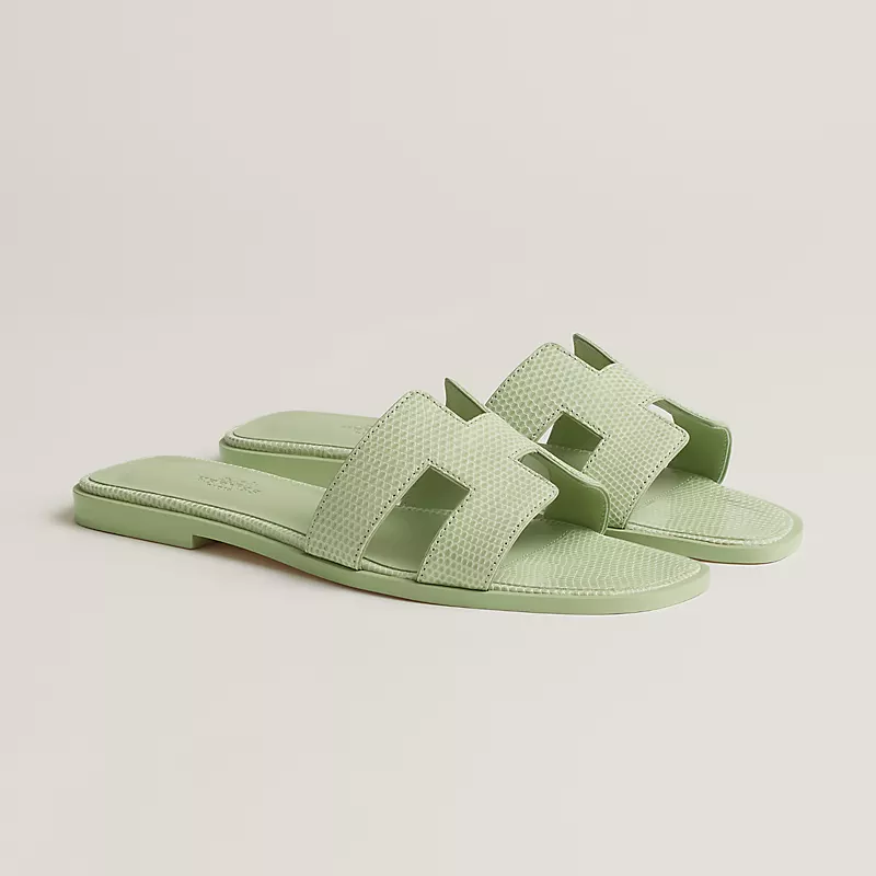 Hermes Oran Wool Sandal Vert De Mer 2026 | Drip Kickz Hermes Oran Wool Sandal Vert De Mer - Image 2