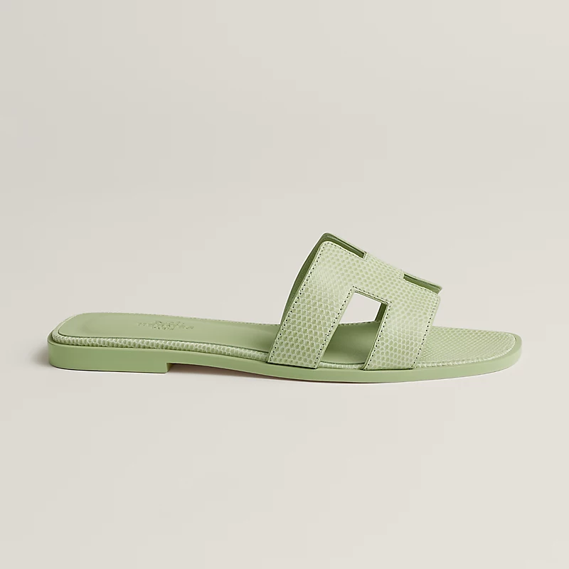Hermes Oran Wool Sandal Vert De Mer 2026 | Drip Kickz Hermes Oran Wool Sandal Vert De Mer