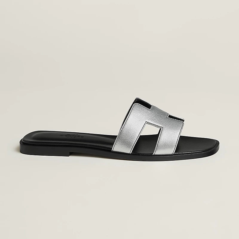 Hermes Oran Wool Sandal Gris Argenté 2026 | Drip Kickz Hermes Oran Wool Sandal Gris Argenté