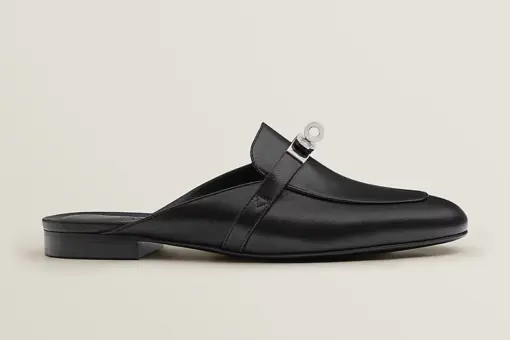 Hermes Oz Mule Black