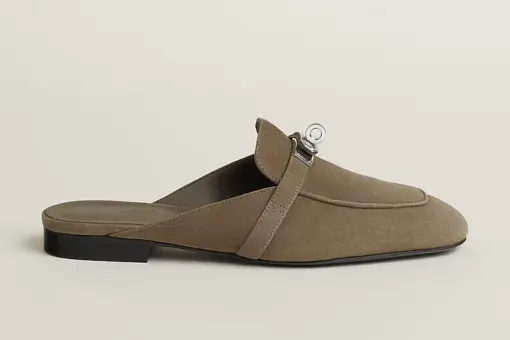 Hermes Oz Mule Etoupe