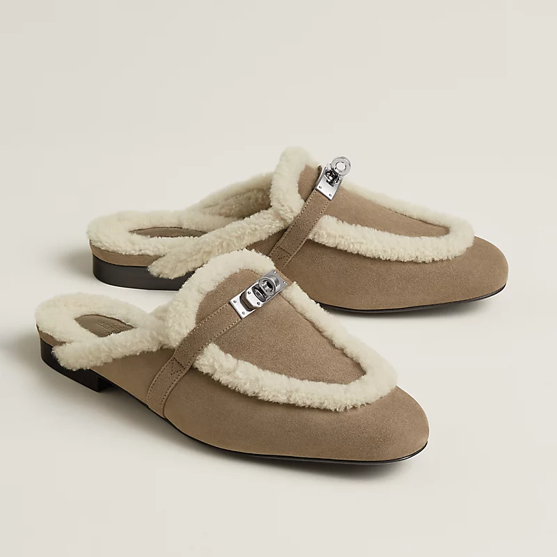 Hermes Oz Mule Etoupe / Ecru 2026 | Drip Kickz Hermes Oz Mule Etoupe / Ecru - Image 2