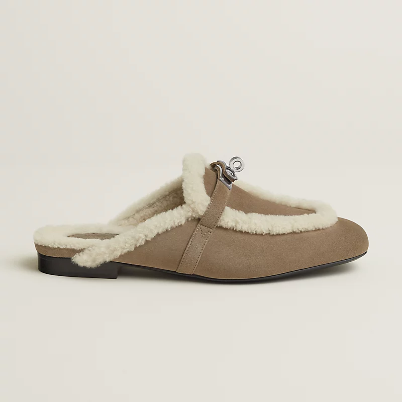 Hermes Oz Mule Etoupe / Ecru 2026 | Drip Kickz Hermes Oz Mule Etoupe / Ecru