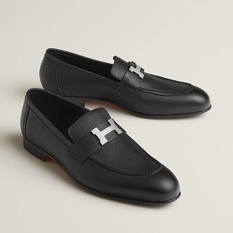 Hermès Paris Loafers Full Black Leather 2026 | Drip Kickz Hermès Paris Loafers Full Black Leather - Image 2