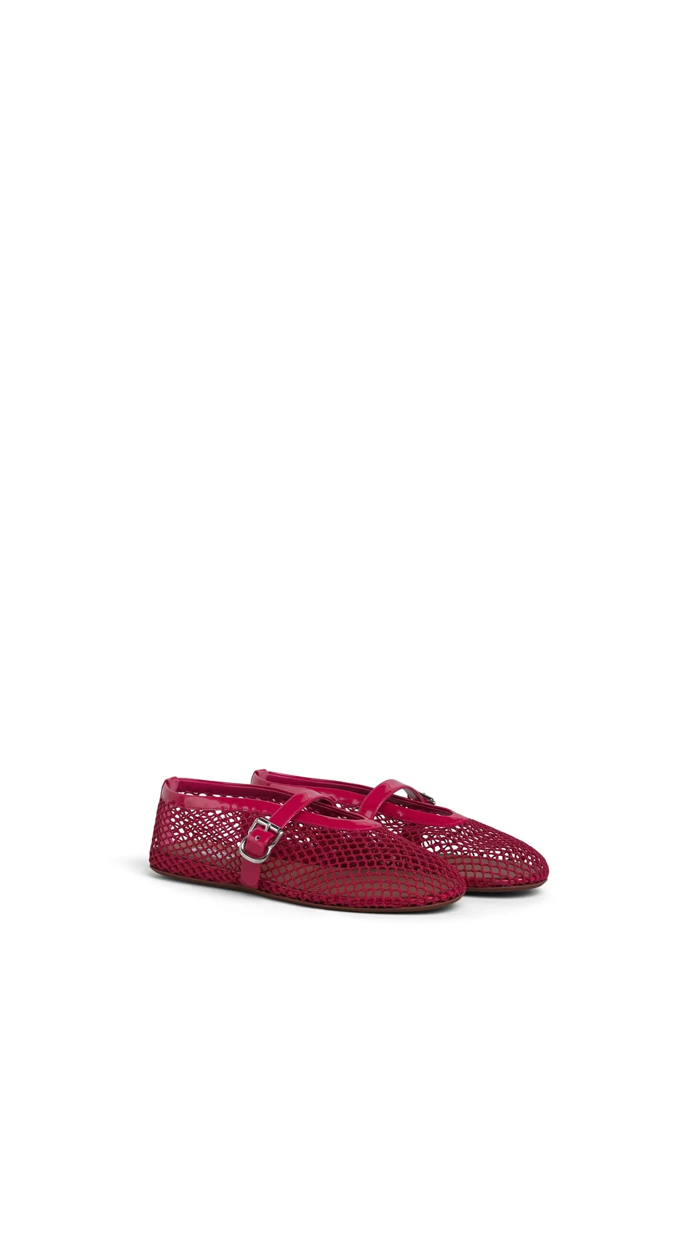 Alaïa Ballet Flats Fishnet Raspberry 2026 | Drip Kickz Alaïa Ballet Flats Fishnet Raspberry - Image 2