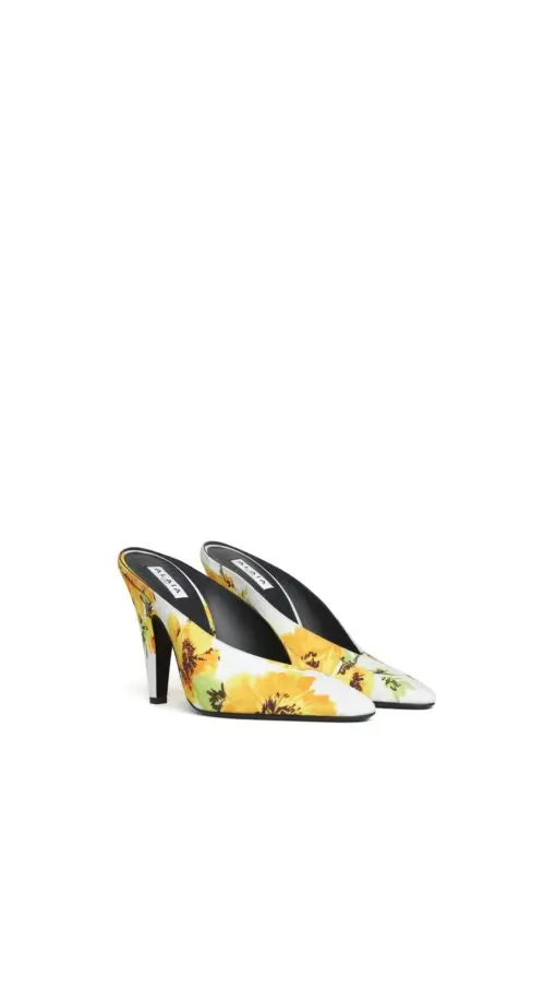 Alaïa Cone Mules Flower Print 2026 | Drip Kickz Alaïa Cone Mules Flower Print - Image 2
